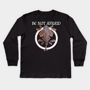 Angel Shark (BE NOT AFRAID) Kids Long Sleeve T-Shirt